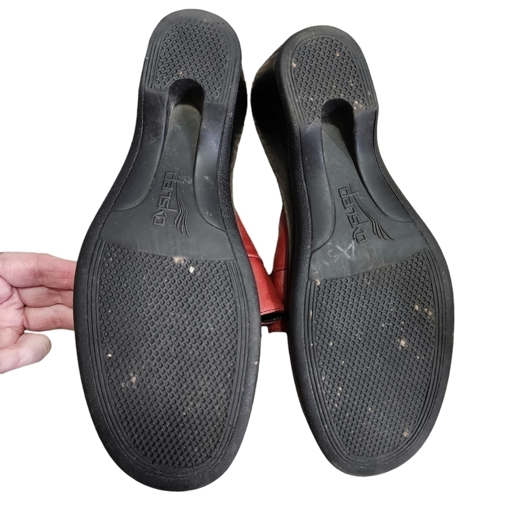 Dansko Red Sandal Slide Wedge Heel - EUR 41, (10.5 US) - Picture 7 of 7